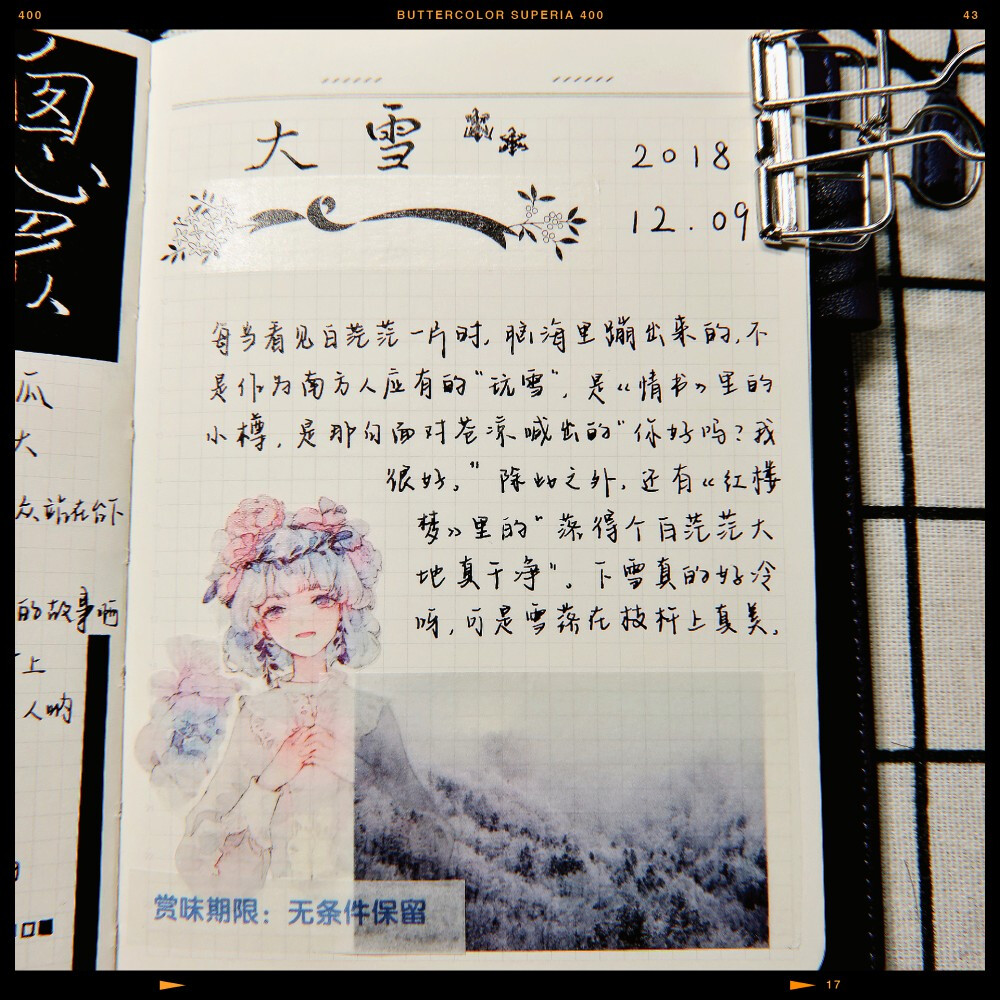 日常 手帐排版 手帐拼贴