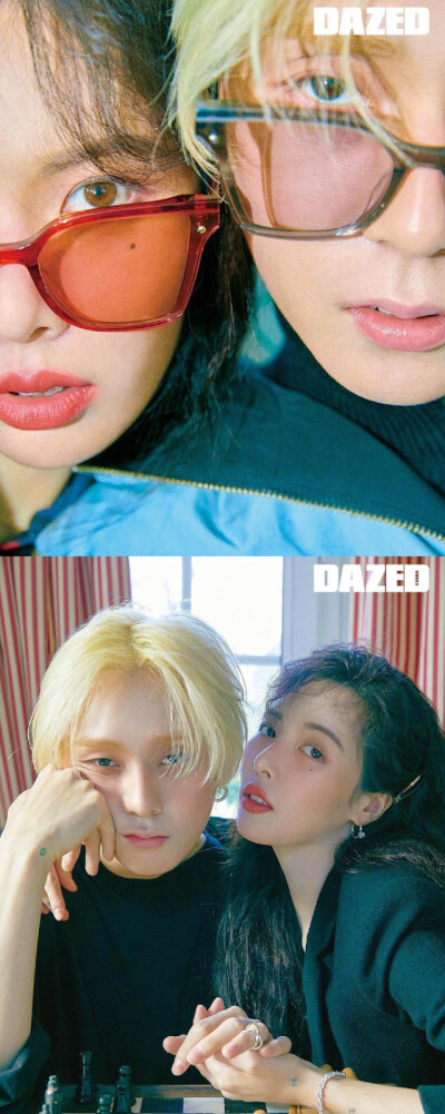 金泫雅金晓钟 Dazed Korea 2019 一月号画报 | 马达夫妇今日份甜蜜狗粮，太美好了叭！