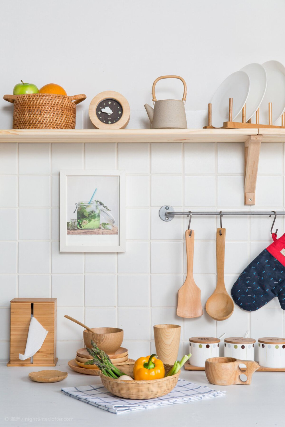 原木与白温暖家居设计