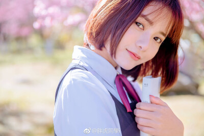 樱花，樱花，想见你
麻豆：@摄影师白日梦-M
摄影：@胖虎同學i ​