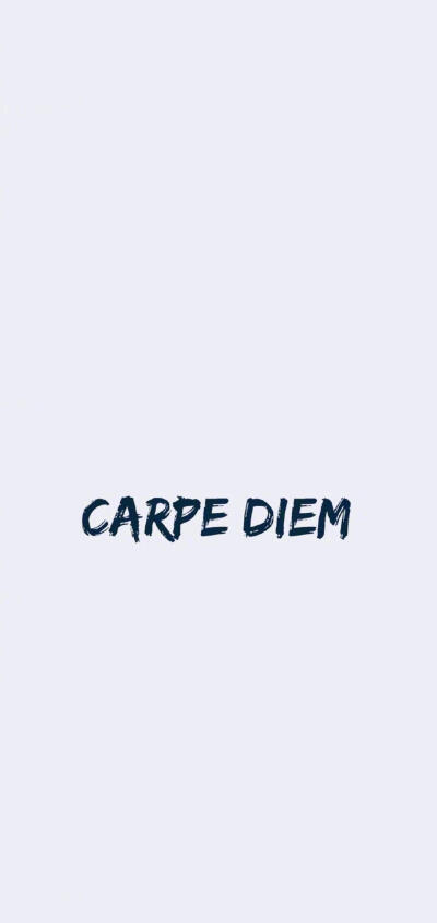 英文短句系列
carpe diem
及时行乐