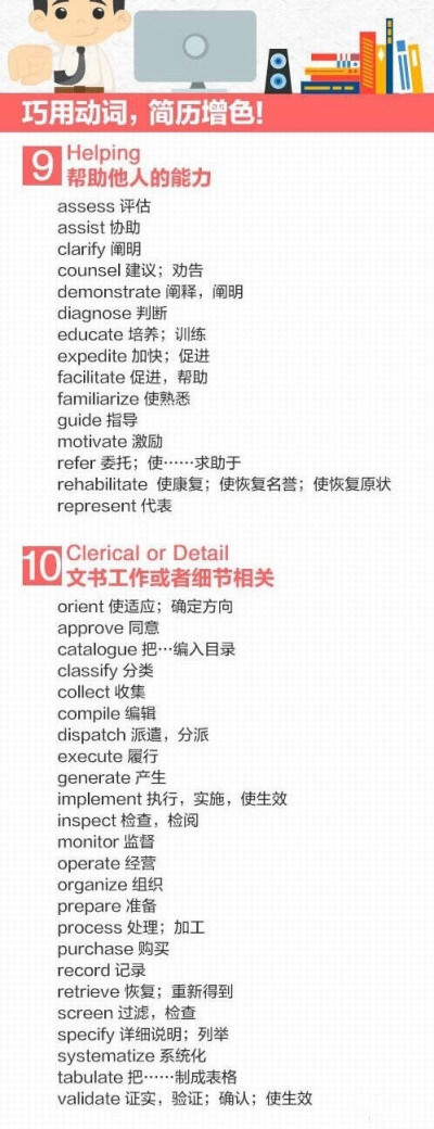 九图教你写：专业漂亮的英文简历。