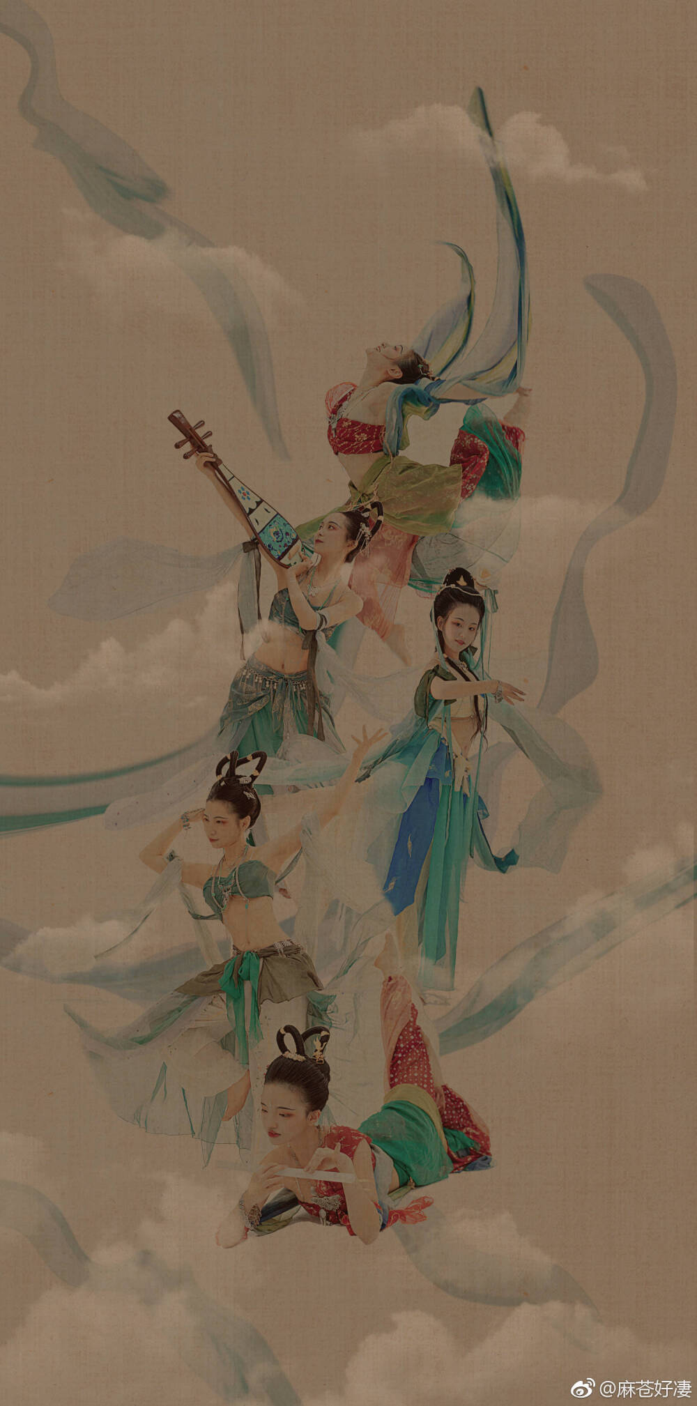 敦煌飞天舞 - 高清图片，堆糖，美图壁纸兴趣社区