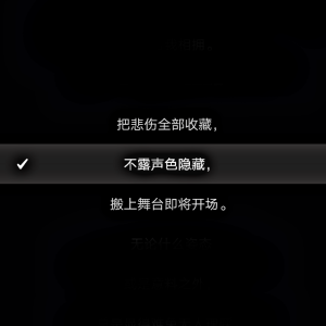 12.23〖43〗

--“把悲伤全部收藏
     不露声色隐藏
     搬上舞台即将开场”

-- YUKIri《我寻着光而来》
