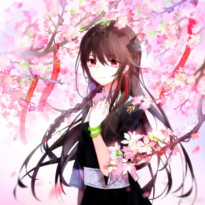 画师:言寺马川
图来源于微博
动漫-女生-插画