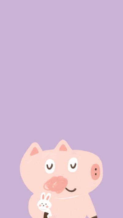 壁纸-可爱小猪（via app）