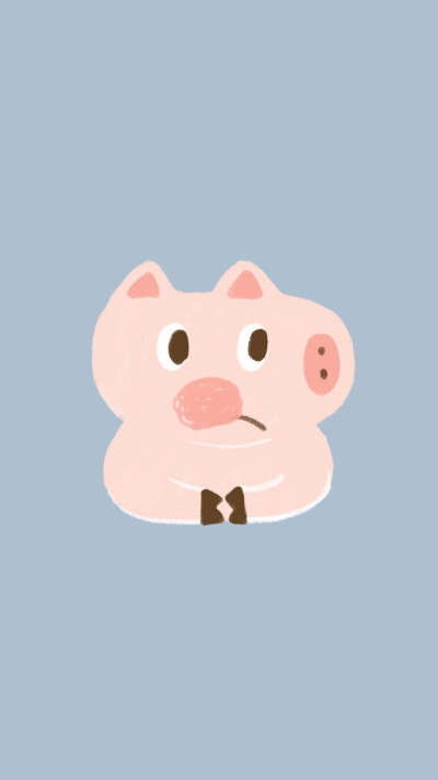 壁纸-可爱小猪（via app）