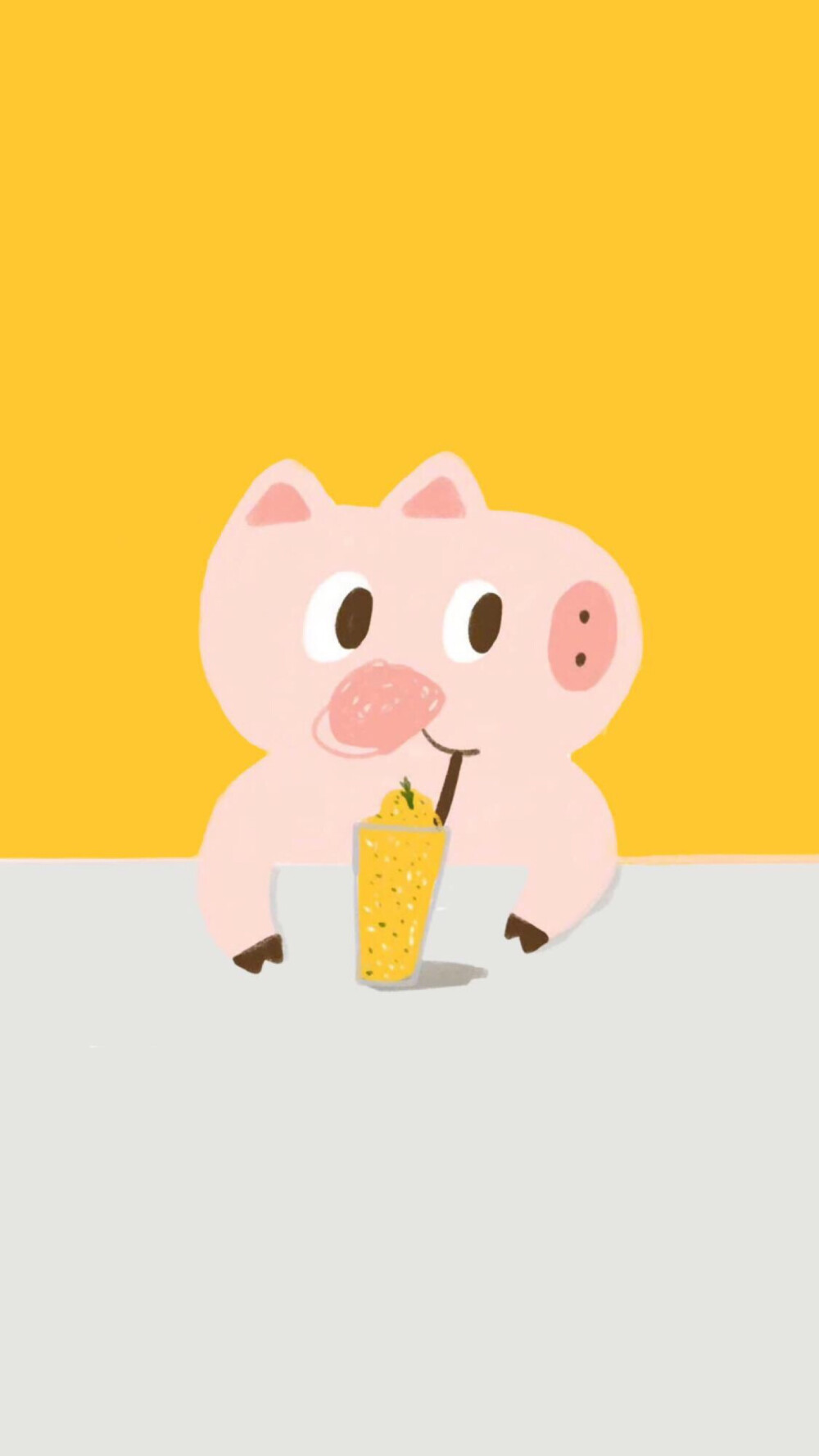壁纸-可爱小猪（via app）