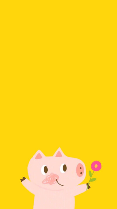 壁纸-可爱小猪（via app）