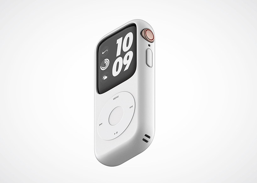 超怀旧保护套 让 apple watch 秒变 iPod。#求是爱设计#