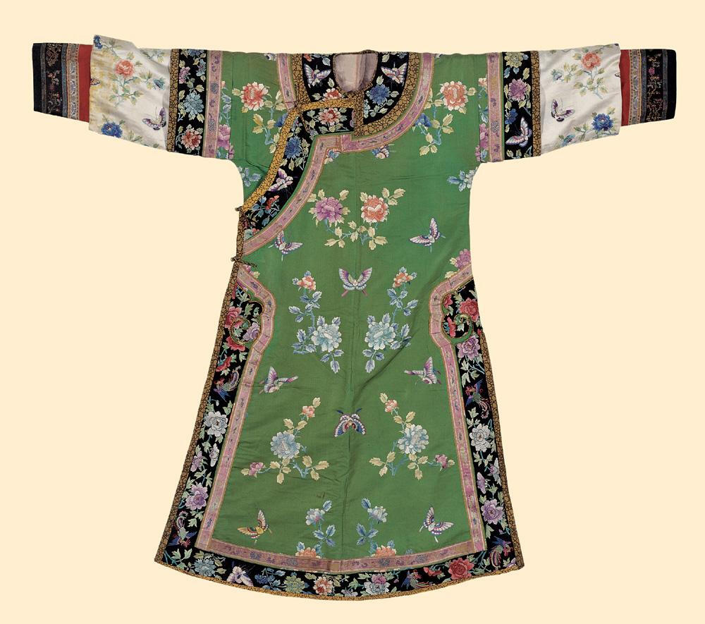 古代女子衣服花纹图片