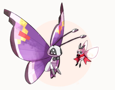 彩粉蝶（高雅花纹）／Vivillon