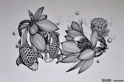 线描装饰画