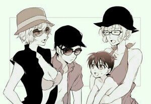 ✿名侦探柯南✿
玛丽Mary（领域外的妹妹）•赤井秀一（冲矢昴•黑麦威士忌Rye•诸星大）•工藤新一（江户川柯南）•工藤有希子（藤峰有希子）