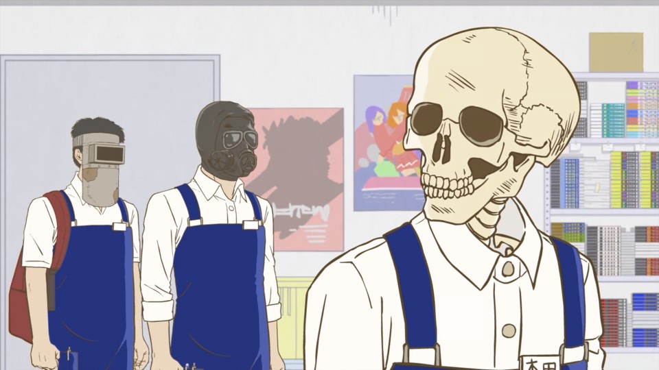 书店的骷髅店员本田日常番