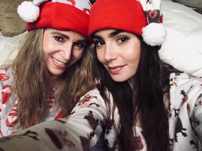 Lily Collins ins
Hope you all had an incredible day filled with lots of laughs, traditions, and happy memories!! I feel incredibly lucky to have spent mine with my ultimate Christmas angel and festive…