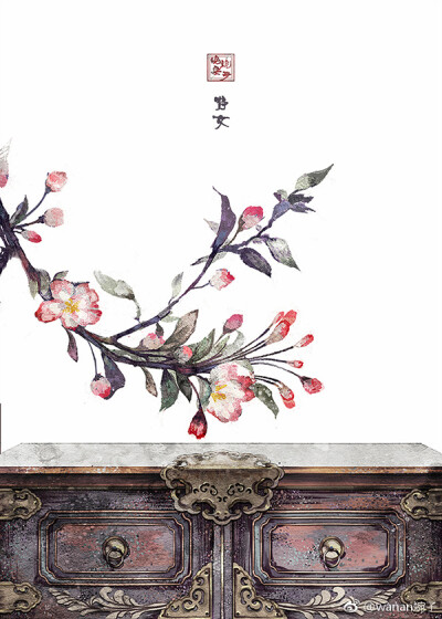 【古风古韵】《诗经楚辞插画集》作者：wanan婉子
