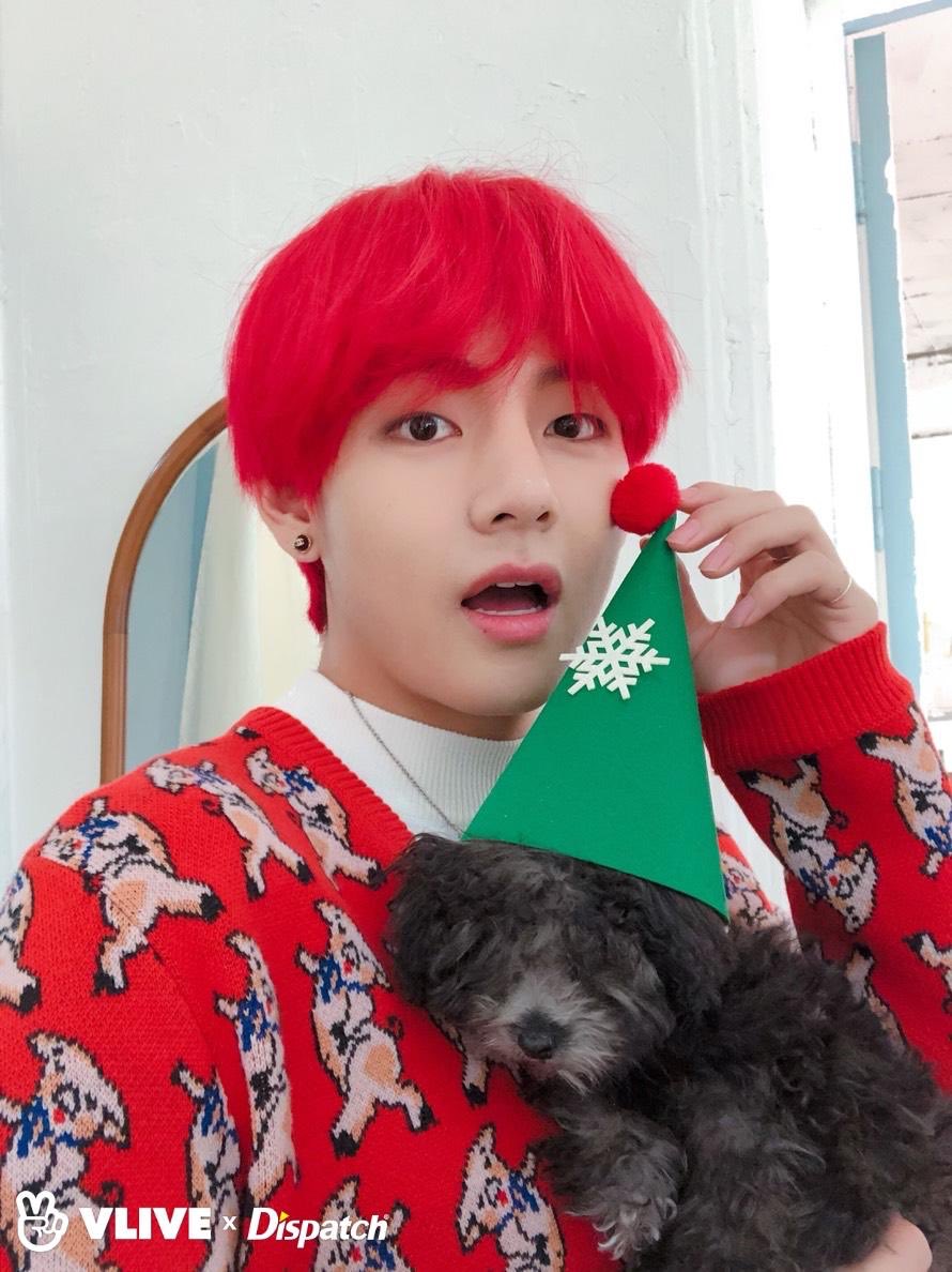 V 金泰亨 BTS 防弹少年团 181226 Vlive x Dispatch更新