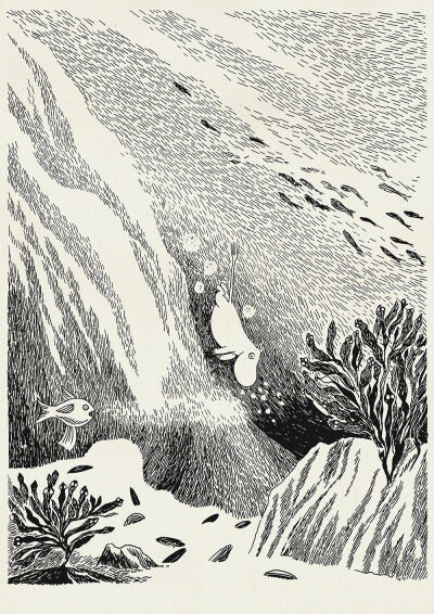 芬兰小说家、画家 Tove Jansson 作品一组 | www.moomin.com/en/tove-jansson