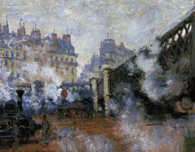 Le Pont De LEurope Gare Saint-Lazare 1877