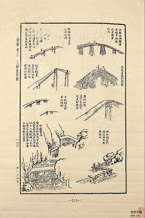 芥子园画谱 人物屋宇谱