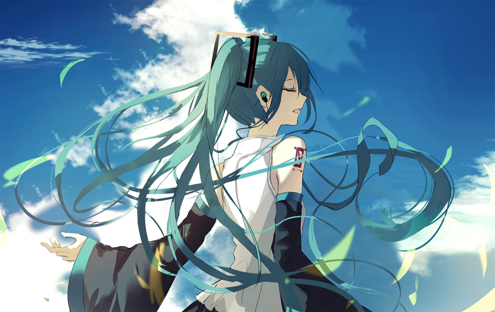 VOCALOID 初音未来 绘师：グリーン（p id=5134892） 本作品id=72350185