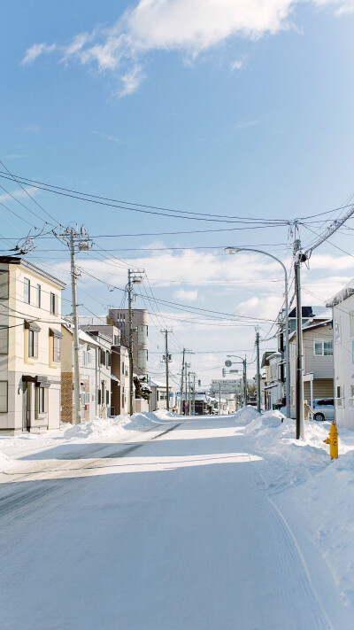 北海道雪景壁纸