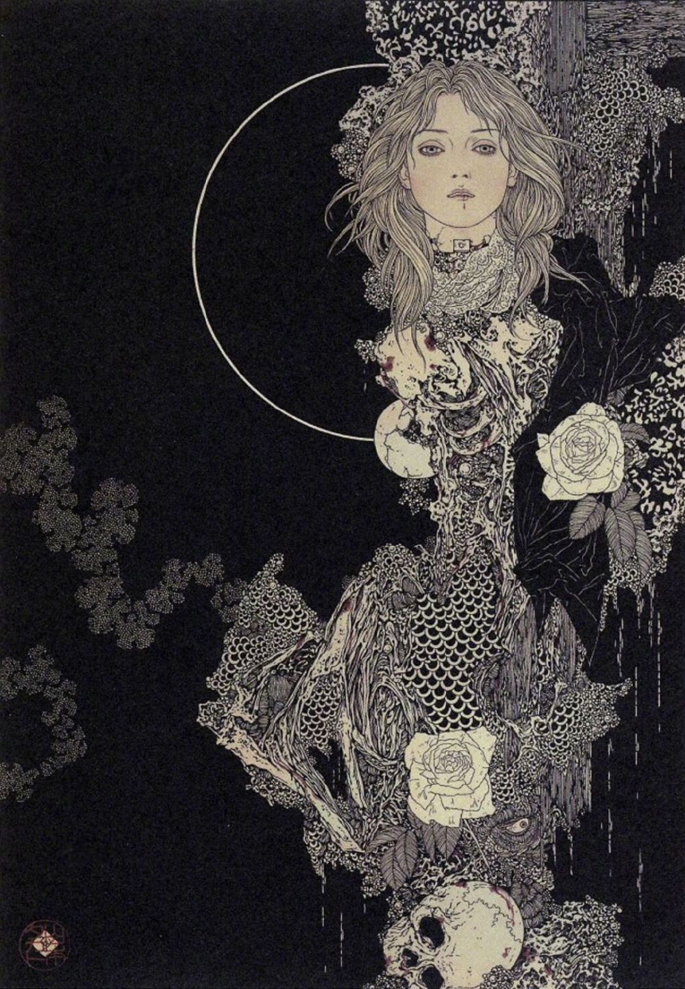 日本平成浮世绘绘画大师 山本タカト（Takato Yamamoto） 作品一组 | www.yamamototakato.com | 说实话，放他的作品还是有点忐忑的....