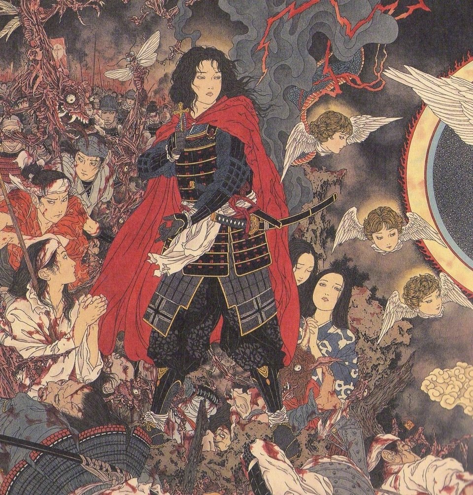 日本平成浮世绘绘画大师 山本タカト（Takato Yamamoto） 作品一组 | www.yamamototakato.com | 说实话，放他的作品还是有点忐忑的....