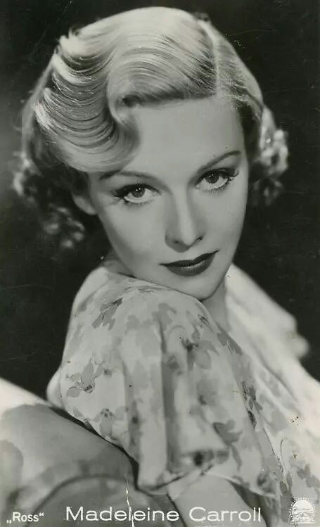 玛德琳卡洛
Madeleine Carroll 1906-1987年
英裔美国女演员