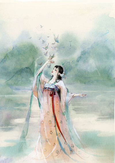 〔古风美人〕绘师：棉花圃