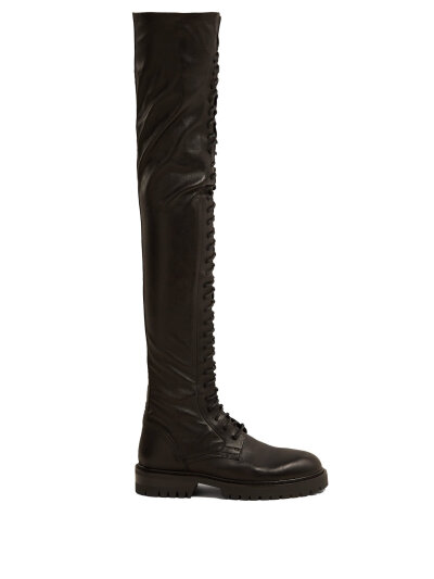 Over-the-knee leather boots | Ann Demeulemeester