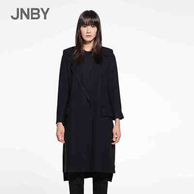 JNBY 休闲中长款女式羊毛外套5F024240