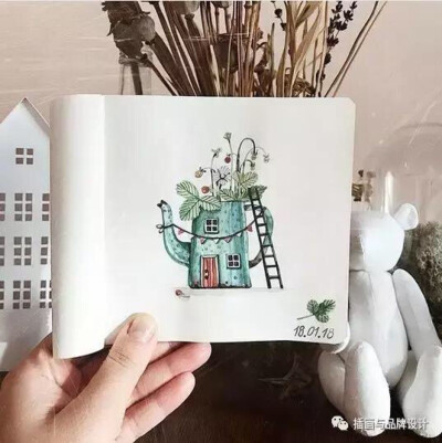 手绘丨水彩画出的森林小屋，每个都想住上一辈子
插画与品牌设计
前天 09:14
插画师谈到灵感：
来自自己喜爱的多彩糖果
来自自己喜爱的花花草草
来自自己喜爱的灯放在桌子，
让插画师想起来以前看到的灯塔等等…