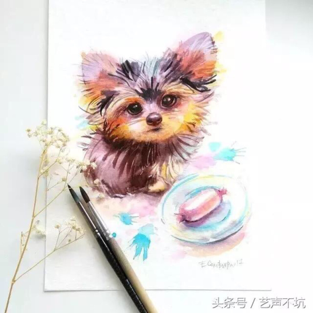 插画师｜Genechka_Djogan 治愈系水彩画
艺声不坑
2017年8月17日
插画师genechka_djogan
她笔下可爱的小动物
每个都是水汪汪的大眼睛
让你一秒就爱上的水彩超萌小动物
如此萌萌哒的小动物
来
把脸伸过来让姐姐捏一下