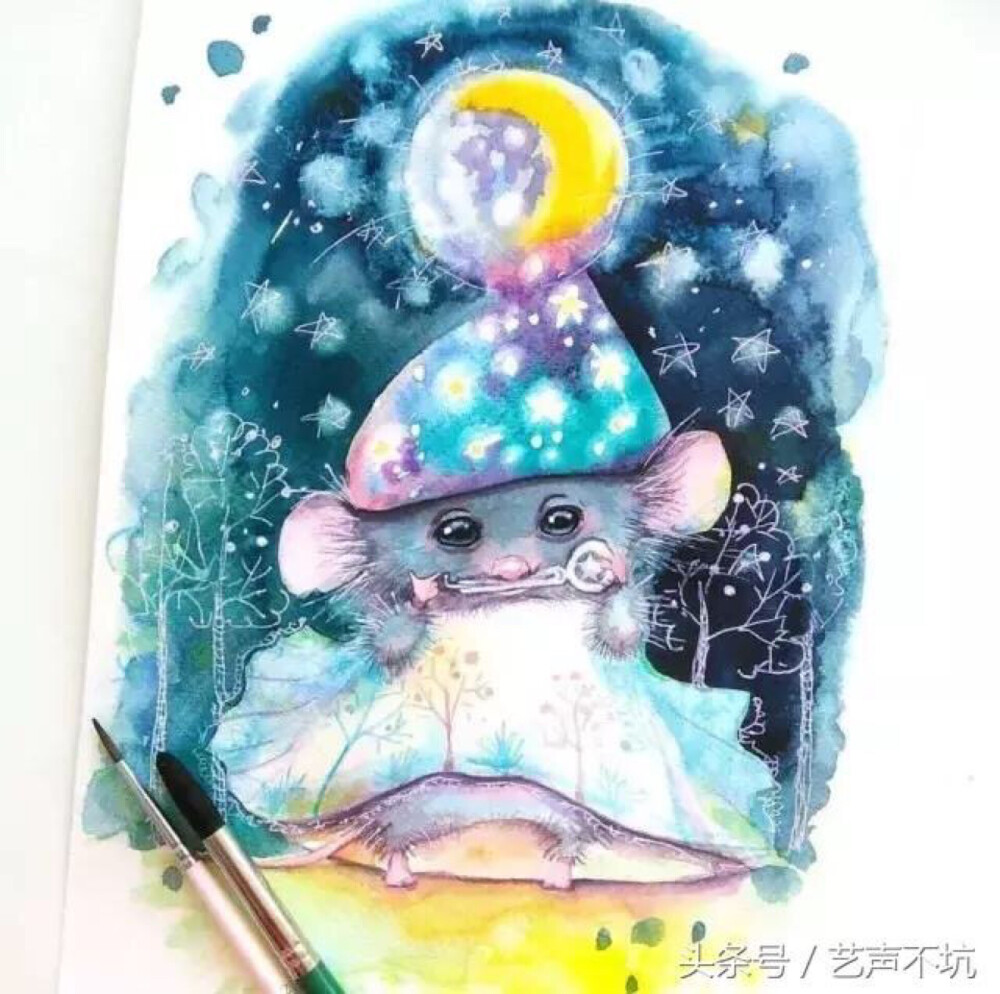 插画师｜Genechka_Djogan 治愈系水彩画
艺声不坑
2017年8月17日
插画师genechka_djogan
她笔下可爱的小动物
每个都是水汪汪的大眼睛
让你一秒就爱上的水彩超萌小动物
如此萌萌哒的小动物
来
把脸伸过来让姐姐捏一下