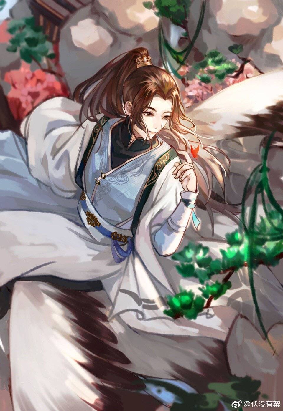 #叶问舟#遇见逆水寒
画师微博:伏没有粟
ps:师兄和仙鹤更配哦