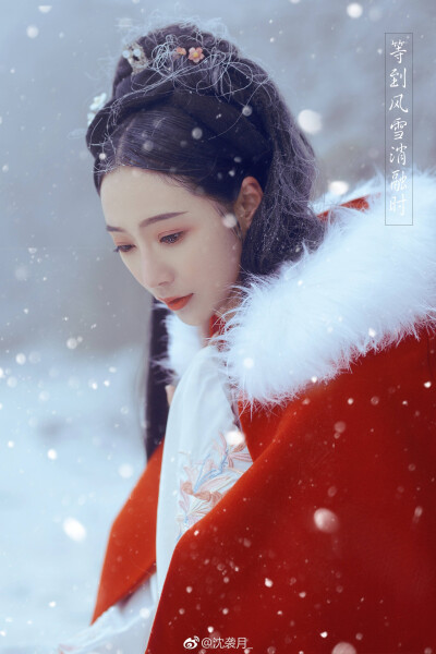 #汉服摄影##旧时光是个美人##重庆约拍#
——眉间雪
“桃树下
那年落雪为你唱一段乐府
信了人不如故
只如今 茫茫大雪之中等着谁回顾”
出境：@雯蚊小姐姐
摄影: @沈袭月_