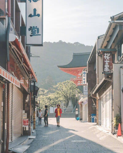 简单闲适的日本街头