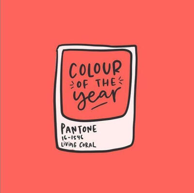 PANTONE 2019年度颜色【珊瑚橘 Living Coral】