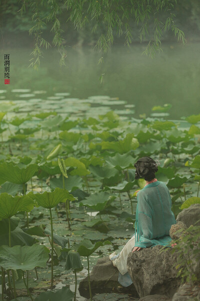 北京摄影师蝈蝈小姐的《雨润别院》。