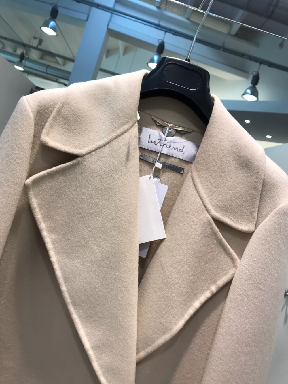 maxmara 剪标店大衣 羊毛+兔毛 九折