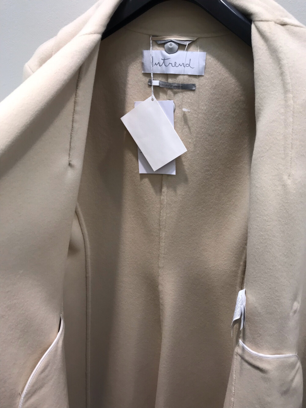 maxmara 剪标店大衣 羊毛+兔毛 九折