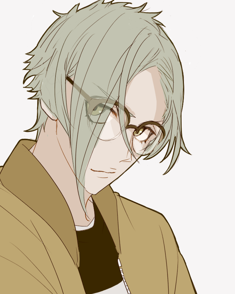 刀剑乱舞 刀剑男士 眼镜系列 膝丸 绘师:優起(p id=12104609) 本作品