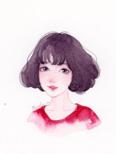 水彩手绘插画