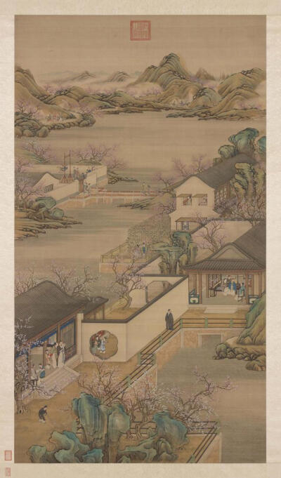 清画院《十二月月令图》