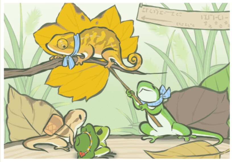 旅行青蛙中国之旅(小柏和小海❤)