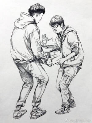 场景速写 校考 美院