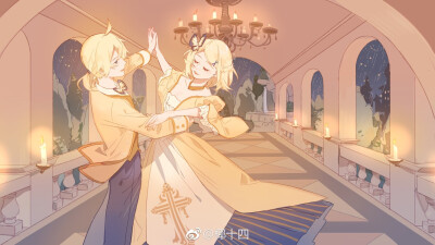 双子生贺曲绘
@椰十四