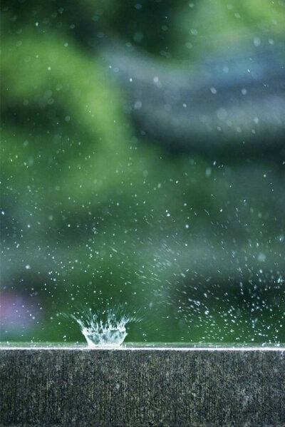 烟雨竹楼绕石路，拱桥水映婆娑树，长裙撑油伞，丝发绣江南，雨滴屋檐，木屐叩石板。